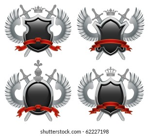 Coat of arms. Vector illustration.