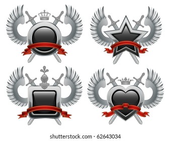Coat of arms. Vector illustration.