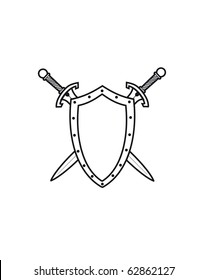 Coat of arms. Vector illustration.