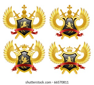 Coat of arms. Vector illustration.