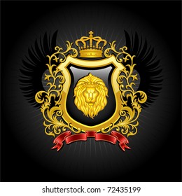  Escudo de armas. Ilustración vectorial.