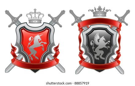 Coat of arms. Vector illustration