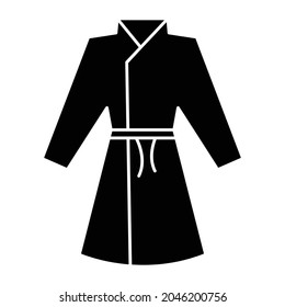 Coat Glyph Style vector icon which can easily modify or edit 