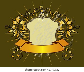 Coat grunge background-Vector Illustration