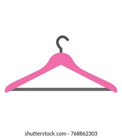 
A coat Hanger. Dry cleaning and laundry service 
