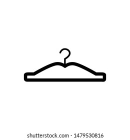 coat hanger  icon trendy flat design