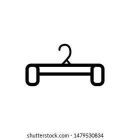 coat hanger  icon trendy flat design