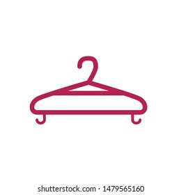 coat hanger  icon trendy flat design