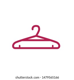 coat hanger  icon trendy flat design