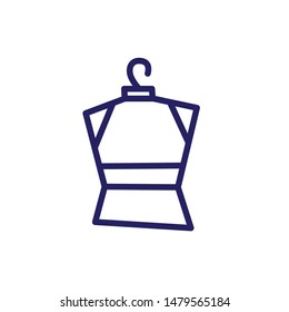 coat hanger  icon trendy flat design