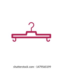 coat hanger  icon trendy flat design