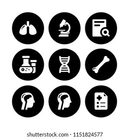 coat icon. 9 coat set with lab microscope, lab, biology and research vector icons for web and mobile app