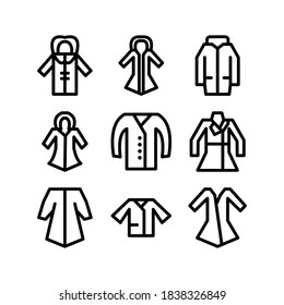 Coat icon or logo isolated sign symbol vector illustration - Collection of high quality black style vector icons
