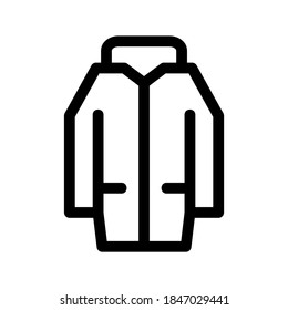 Coat icon or logo isolated sign symbol vector illustration - high quality black style vector icons
