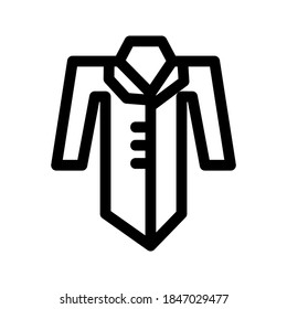 Coat icon or logo isolated sign symbol vector illustration - high quality black style vector icons
