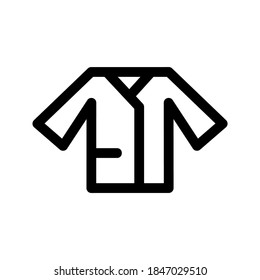 Coat icon or logo isolated sign symbol vector illustration - high quality black style vector icons
