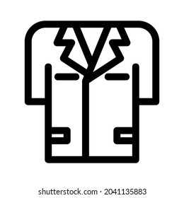 coat icon or logo isolated sign symbol vector illustration - high quality black style vector icons
