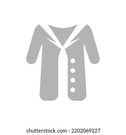 coat icon on a white background, vector illustration