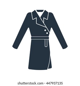 coat icon on white background