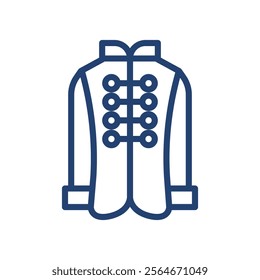 Coat icon Outline icon sign