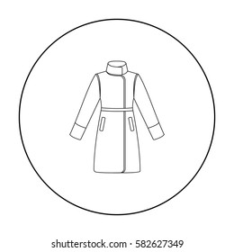 Coat icon of vector illustration for web and mobile