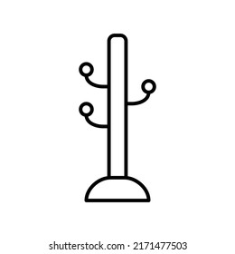 coat rack editable stroke icon, pixel perfect icon
