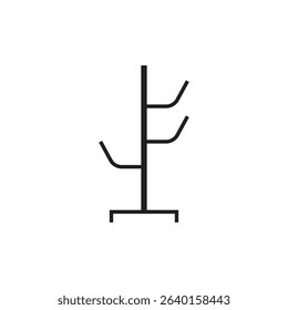 coat rack icon illustration element design
