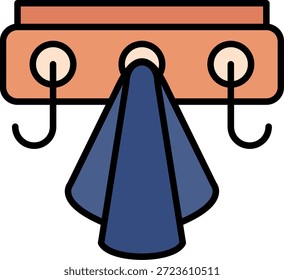 Perchero Nuevo Vector de diseño de iconos creativos