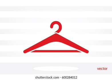 Coat rack symbol. Hanger icon vector illustration eps10.