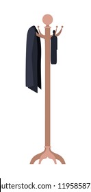 coat rack wooden icon