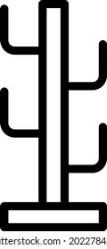 Diseño de vectores de iconos de línea de base de cobre
