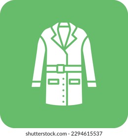 Coat vector icon. Can be used for printing, mobile and web applications.