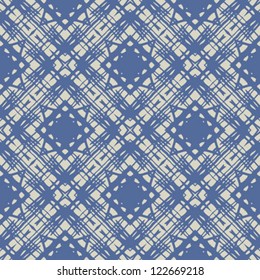 cobalt blue and grey lines creating simple geometric wallpaper, clean Scandinavian vector design, seamless linear pattern, website background or fashionable textile, or holiday wrapping paper