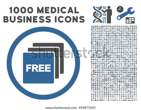 Cobalt Gray Free Vector Bicolor Rounded Stock Vector Royalty Free 