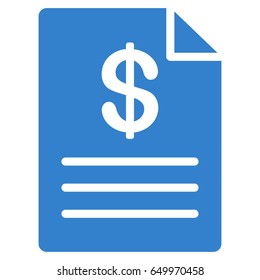 Cobalt Price List interface icon. Vector pictogram style is a flat symbol on diagonal hatch transparent background.
