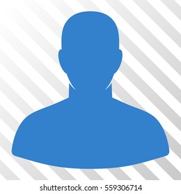 Cobalt User interface toolbar pictogram. Vector pictogram style is a flat symbol on diagonal hatch transparent background.