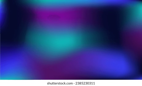 Cobalt violet background for flyer, social media, ad, wallpaper, card, presentation. Vector deep black ocean style design. Turquoise blue multicolored blurred poster. Indigo plum abstract gradient. 