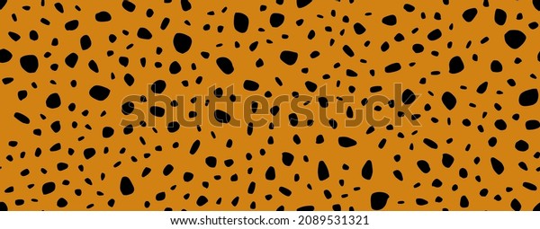 Cobble Dot Fashion. Vector Wall Stone. Black Modern\
Paint Dalmatian Baby Polka Pattern. Irregular Random Fun. Seamless\
Cobble Pattern. Brown Round Polkadot Cobblestone Circle. Seamless\
Polka Dot Stone