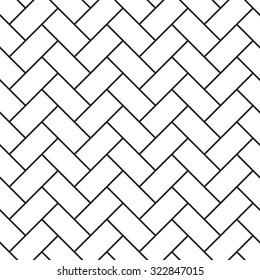 Cobbles grid texture. Stripped geometric seamless pattern. Modern repeating stylish texture. Flat texture on white background. Vector