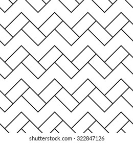 Cobbles grid texture. Stripped geometric seamless pattern. Modern repeating stylish texture. Flat texture on white background. Vector