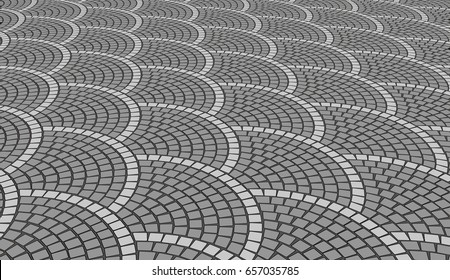 Cobblestone Pavement Vector