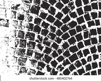 Cobblestone paving texture