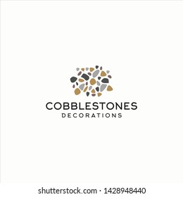 cobblestones logo icon illustration vector graphic download