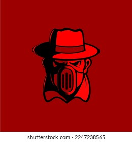 Coboy hunter in red hat