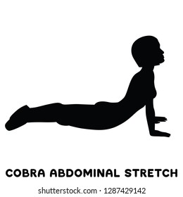 Cobra Abdominal Stretch Old Horse Stretch Stock Vector (Royalty Free ...