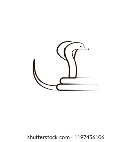 cobra desert icon. Element of desert icon for mobile concept and web apps. Hand draw cobra desert icon can be used for web and mobile