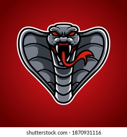 Cobra E Sport Mascot Logo
