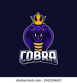 Cobra e-sport badge logo design