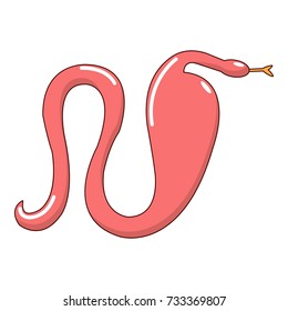 Cobra icon. Cartoon illustration of cobra vector icon for web