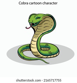 Cobra Icon Funny Cartoon Character Sketch Stock Vector (Royalty Free ...